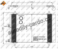 Kondenzátor, klimatizace NRF 35843