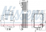 Chladič motorového oleje NISSENS 90807 Chladič motorového oleje NISSENS 90807