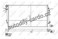 Chladič, chlazení motoru NRF 53814A