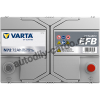 Autobaterie VARTA 572501076K262 - 72Ah 760A EFB