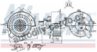Vnitřní ventilátor NISSENS 87083 Vnitřní ventilátor NISSENS 87083