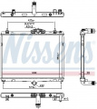 Chladič motoru NISSENS 606055 Chladič motoru NISSENS 606055