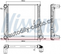 Chladič turba NISSENS 96422 Chladič turba NISSENS 96422