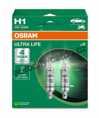 Autožárovky OSRAM Ultra Life H1 12V 55W - 2ks
