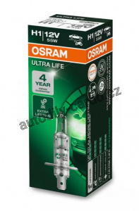 Autožárovka OSRAM Ultra Life H1 12V 55W