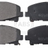 Sada brzdových destiček ABS 37721