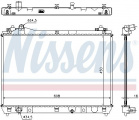 Chladič motoru NISSENS 64200 Chladič motoru NISSENS 64200