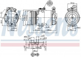 Kompresor klimatizace NISSENS 89322 Kompresor klimatizace NISSENS 89322