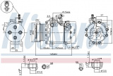 Kompresor klimatizace NISSENS 89349 Kompresor klimatizace NISSENS 89349