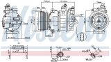 Kompresor klimatizace NISSENS 89421 Kompresor klimatizace NISSENS 89421