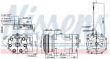 Kompresor klimatizace NISSENS 89489 Kompresor klimatizace NISSENS 89489