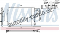 Chladič klimatizace NISSENS 940592 Chladič klimatizace NISSENS 940592