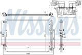 Chladič klimatizace NISSENS 940598 Chladič klimatizace NISSENS 940598