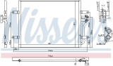 Chladič klimatizace NISSENS 940585 Chladič klimatizace NISSENS 940585