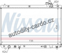 Chladič motoru NISSENS 64766 Chladič motoru NISSENS 64766