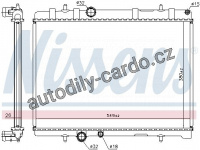 Chladič motoru NISSENS 63608A Chladič motoru NISSENS 63608A