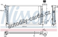 Chladič motoru NISSENS 63745A Chladič motoru NISSENS 63745A