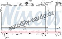 Chladič motoru NISSENS 62298 Chladič motoru NISSENS 62298