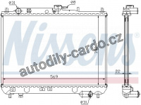 Chladič motoru NISSENS 62409A Chladič motoru NISSENS 62409A