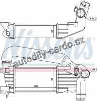 Chladič turba NISSENS 96592 Chladič turba NISSENS 96592