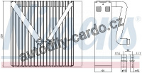 Výparník NISSENS 92234 Výparník NISSENS 92234