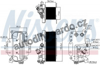 Chladič oleje automatické převodovky NISSENS 90936 Chladič oleje automatické převodovky NISSENS 90936