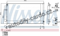 Chladič klimatizace NISSENS 940502 Chladič klimatizace NISSENS 940502