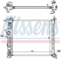 Chladič motoru NISSENS 630737 Chladič motoru NISSENS 630737
