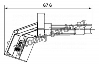 Snímač, počet otáček kol BOSCH 0265007930