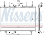 Chladič motoru NISSENS 637645 Chladič motoru NISSENS 637645