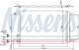 Chladič klimatizace NISSENS 940319 Chladič klimatizace NISSENS 940319