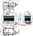Chladič oleje automatické převodovky NISSENS 90673 Chladič oleje automatické převodovky NISSENS 90673