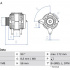 Alternátor BOSCH 0986045330