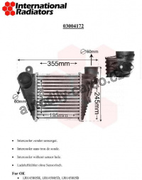 Chladič turba VAN WEZEL 03004172 Chladič turba VAN WEZEL 03004172