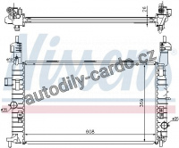 Chladič motoru NISSENS 63087A Chladič motoru NISSENS 63087A