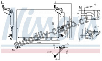 Chladič klimatizace NISSENS 940526 Chladič klimatizace NISSENS 940526