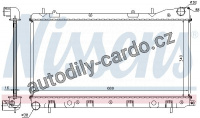 Chladič motoru NISSENS 67706A Chladič motoru NISSENS 67706A