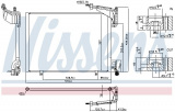 Chladič klimatizace NISSENS 940528 Chladič klimatizace NISSENS 940528