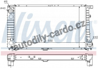 Chladič motoru NISSENS 60757A Chladič motoru NISSENS 60757A