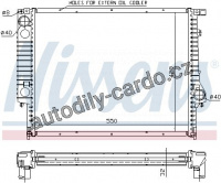 Chladič motoru NISSENS 60759A Chladič motoru NISSENS 60759A