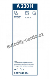 Stěrač BOSCH Aerotwin (BO 3397006864) - 230mm