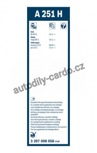 Stěrač BOSCH Aerotwin (BO 3397008058) - 250mm