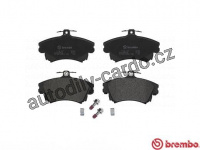 Sada brzdových destiček BREMBO P86017 - MITSUBISHI, VOLVO Sada brzdových destiček BREMBO P86017 - MITSUBISHI, VOLVO
