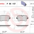 Sada brzdových destiček BREMBO P85157 - AUDI Sada brzdových destiček BREMBO P85157 - AUDI