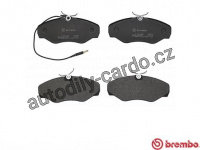 Sada brzdových destiček BREMBO P68026 - RENAULT Sada brzdových destiček BREMBO P68026 - RENAULT