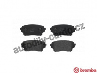 Sada brzdových destiček BREMBO P79019 - SUZUKI Sada brzdových destiček BREMBO P79019 - SUZUKI