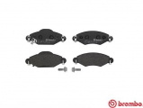 Sada brzdových destiček BREMBO P83053 - TOYOTA Sada brzdových destiček BREMBO P83053 - TOYOTA