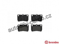 Sada brzdových destiček BREMBO P83073 - LEXUS-zadní
