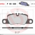 Sada brzdových destiček BREMBO P65020 - PORSCHE