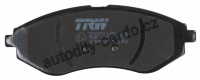 Sada brzdových destiček TRW GDB3330 - DAEWOO KALOS